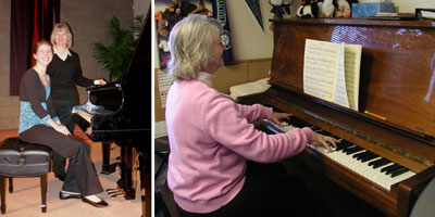 Linda and Family Playing Music Together